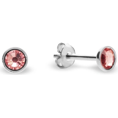 Spark oranžové se Swarovski Elements Pinpoint Studs K2038SS10RP Rose Peach