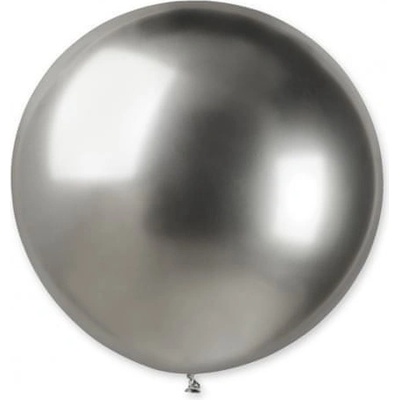 Gemar latexové balónky chromované stříbrné lesklé 80 cm