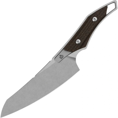 QSP Knife T-Cook Nitro V, Stonewash, Glow-in-the-Dark Micarta QS172-C1