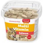 Sanal Bites SANAL Cat Multivitamin Salmon - с витамин В комплекс, с вкус на сьомга, богата на омега-3 мастни киселини, 100 гр, Холандия SC1581