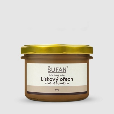 Šufan Lieskový orech s mliečnou čokoládou 190 g