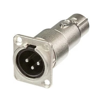 Neutrik NA3MDF XLR-XLR адаптер (NA3MDF)
