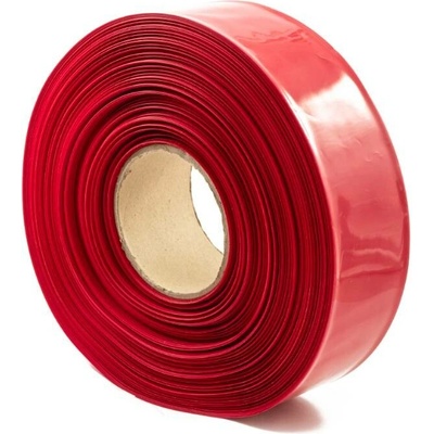 Červená smrštovací PVC fólie 2:1 šíře 70mm, průměr 42mm