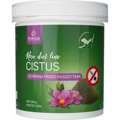 Pokusa RawDietLine Cistus doplňky stravy pro psy a kočky 100 g