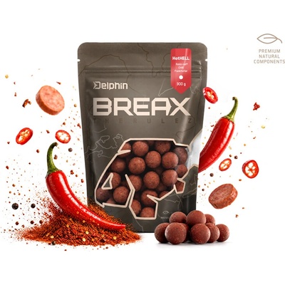 Delphin BreaX HotHELL Robin Red Chilli Fr.Klobása 300 g - 24 mm