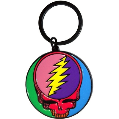 Grateful Dead Multicoloured Steal Your Face Ключодържател (GRATEKEY09)