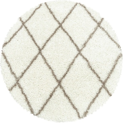 Ayyildiz Кремав кръгъл килим ø 120 cm Alvor - Ayyildiz Carpets (ALVOR1201203401CREAM)