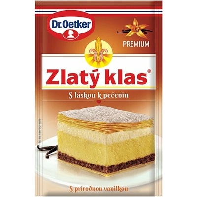 Dr. Oetker Zlatý klas Premium krémový prášok Vanilkový 40 g
