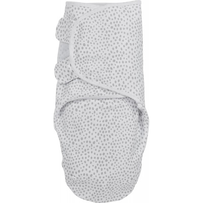 Meyco zavinovačka Puntíky Light grey