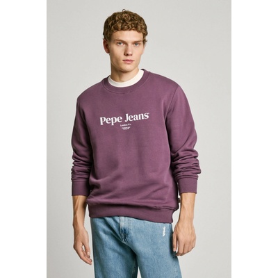 Pepe Jeans mikina DALE CREW fialová