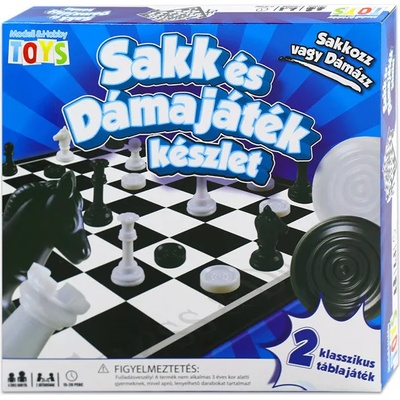Funville Комплект за шах и дама - на унгарски език (gm27011)