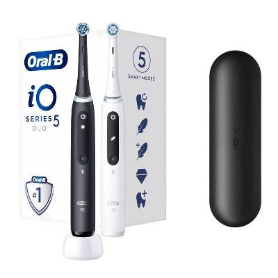 Oral-B iO Series 5 Duo Pack Matt Black+Quite White
