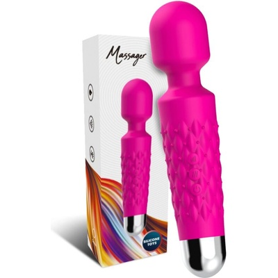 Armony Postman Massager & Vibrator Super Flexible Head Fuchsia