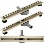 Rea Комплект душ канал с капак 50 см Rea Neo Slim Mirror Gold Pro gold (5902557368457)
