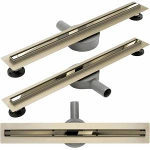 Rea Комплект душ канал с капак 50 см Rea Neo Slim Mirror Gold Pro gold (5902557368457)