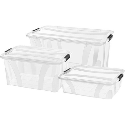Siena HOME úložný box Anzio 32 l 385 x 230 x 510 mm 3 ks