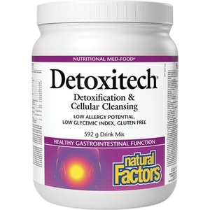 Natural Factors Detoxitech® Detoxification and Cellular Cleansing Powder [592 грама] Неовкусен
