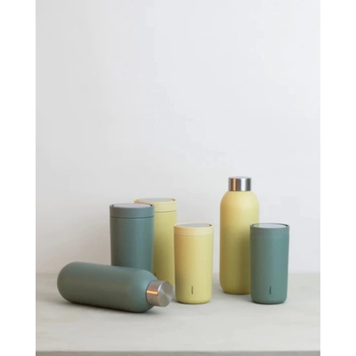 Stelton Cestovný hrnček TO GO CLICK 200 ml jemne žltý