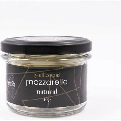 Lyopotraviny Lyofilizovaná mozzarella natural sklo 40 g