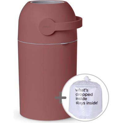 Magic Majestic Koš na použité pleny bordó na 25 plen – Zboží Dáma