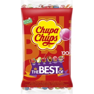 Chupa Chups "Най-доброто от" бонбони 120 бр. - 1.440 г