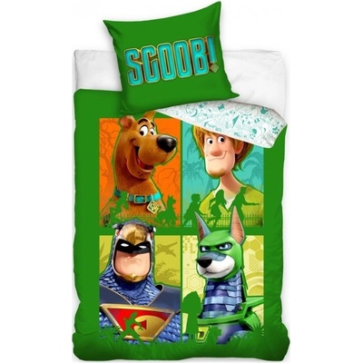 Carbotex bavlna povlečení Scooby-Doo Scoob! bavlna prémiové kvality renforcé 140x200 70x90