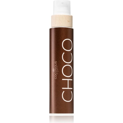 COCOSOLIS CHOCO масло за грижа и придобиване на тен без защитен фактор с аромат Chocolate 200ml