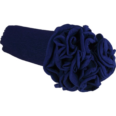 Krepový kornout 25cm x 2,5m 555-ŠVESTKOVĚ MODRÁ