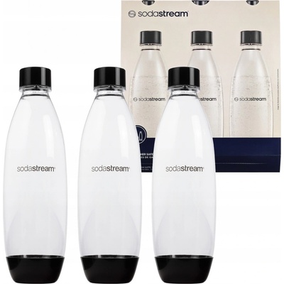 Sodastream láhev černá 1 L fuse do myčky 3X – Sleviste.cz
