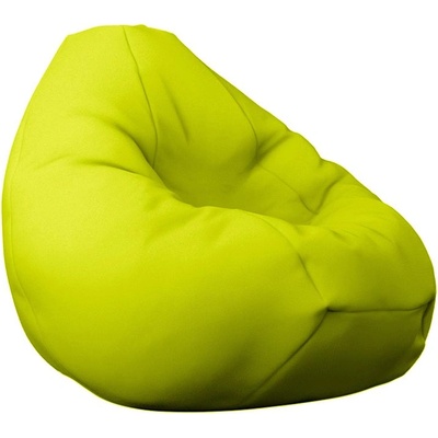 PUFRELAX Пуф, круша, 320л. , Nirvana Grande - Teteron Green neon, За открито, Перящ се калъф, Пълнеж от Полистиролни перли, 8325 (PUF-G-NGR-TEX-GRNE)