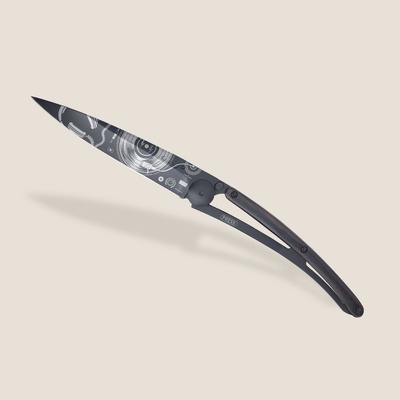 Deejo 1GB172 37g black Vinyl ebony wood