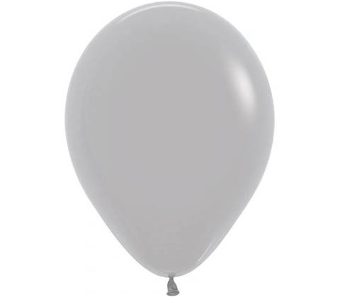 Balón solid 25 cm šedý