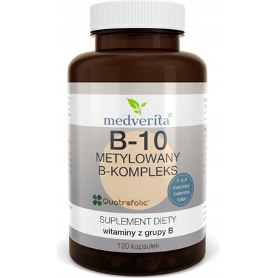 Medverita B-10 metylovaný B-komplex 120 kapsúl
