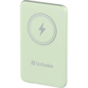 Verbatim Външна батерия Charge 'n' Go, магнитна, 5000 mAh, Зелен
