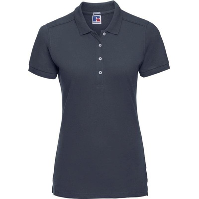 Russell 566F Dámske elastické piqué polo modrá French Navy