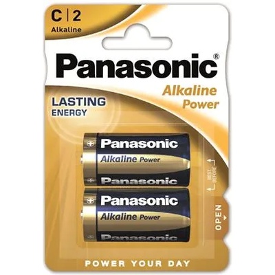 Panasonic Батерия, C бебе, 2 броя, PANASONIC "Alkaline power" LR14APB-2BP/LR14APB/2BP (LR14APB-2BP/LR14APB/2BP)