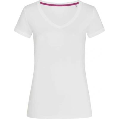 Stedman megan v-neck st9130 / Дамска тениска с v-образно деколте - бяла s (st9130whis)