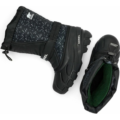 CHILDRENS FLURRY BOOT-PRINT Black Sea Salt