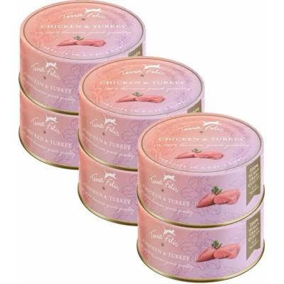 Terra Felis Chicken & Turkey 6 x 80 g