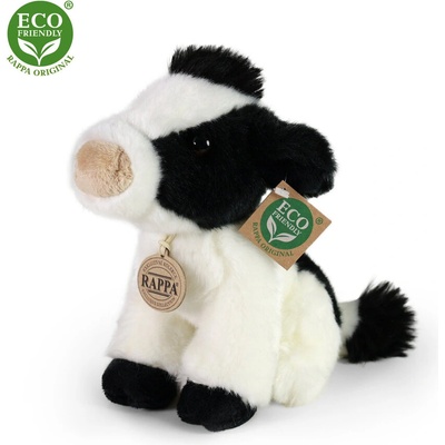 Rappa Плюшена Крава, 18 см. , седяща, серия Еко приятели (211483)
