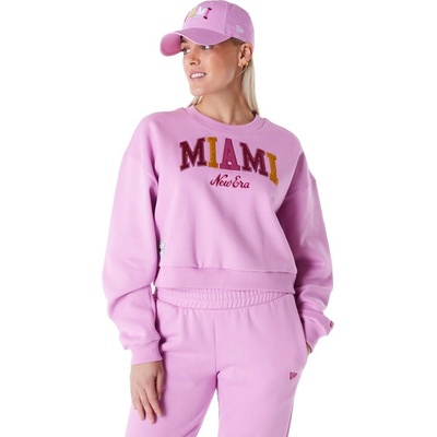 New Era Crop Infill Crew W 60564928 ružová