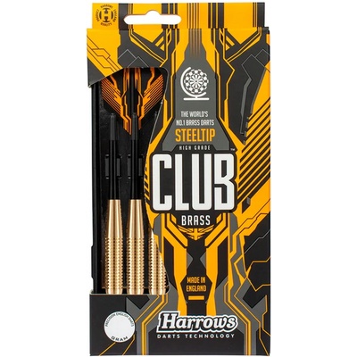 HARROWS T02K Šípky s kovovým hrotom CLUB BRASS 22g