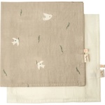 Cotton Hug Комплект бебешки пелени Cotton Hug - Птички, 70 x 70 cm, 2 броя (CH088) - ozone