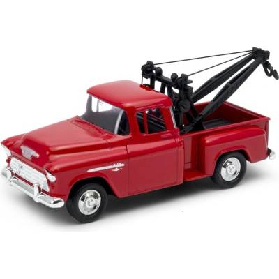 Welly 1955 Chevy Stepside Tow Truck červený 1:34