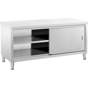 Royal Catering Работен шкаф - 180 x 60 см - товароносимост 600 кг RCSSCB-180X60-E (RCSSCB-180X60-E)