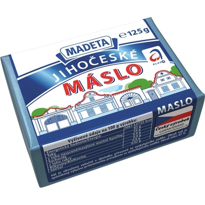Madeta Jihočeské Máslo 82% 125 g