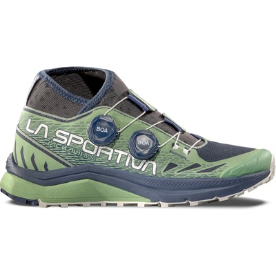 La Sportiva Дамски маратонки La Sportiva Women's Jackal II Boa Trail running shoes - Night Sky / Aspen Green - размер 38, 5 (EU) (123-1085-0216)