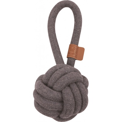 M Pets Coto bavlněná hračka uzel šedý 8 cm