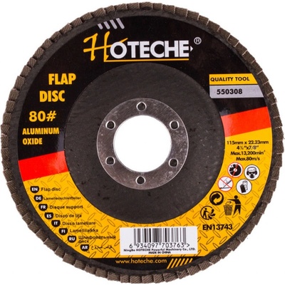 Hoteche Lamelový brusný kotouč 115 mm P80 HT550308