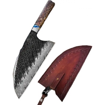 HARAHU Дамаски кухненски нож harahu ro-29018 - Кафяв kp29018 (ro-29018)